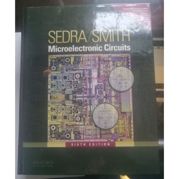 Microelectronic Circuits by Adel Sedra & Kenneth Smith – CMOS & Analog Circuits - Picture 1 of 2